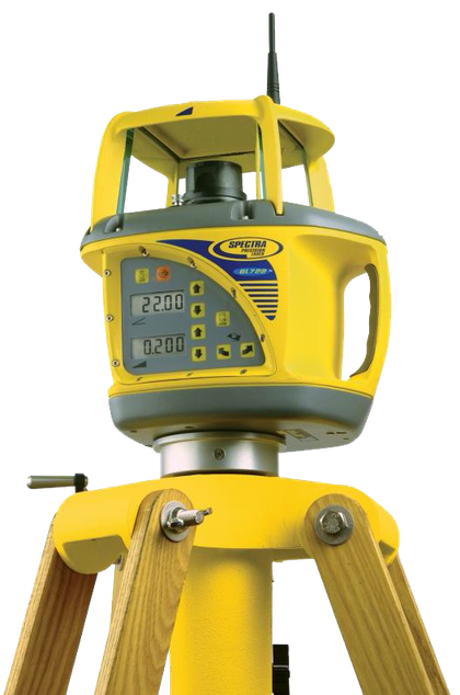 Trimble Spectra Precision rotating laser level with remote and tripod